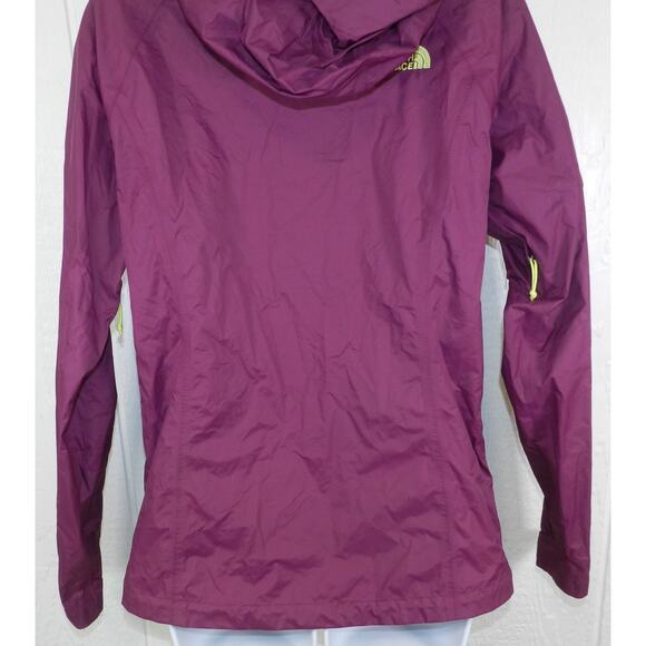 Women's North Face Petite Hooded Rain Jacket Size S Purple - Picture 12 of 12